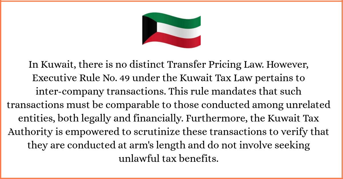Kuwait Transfer Pricing Act