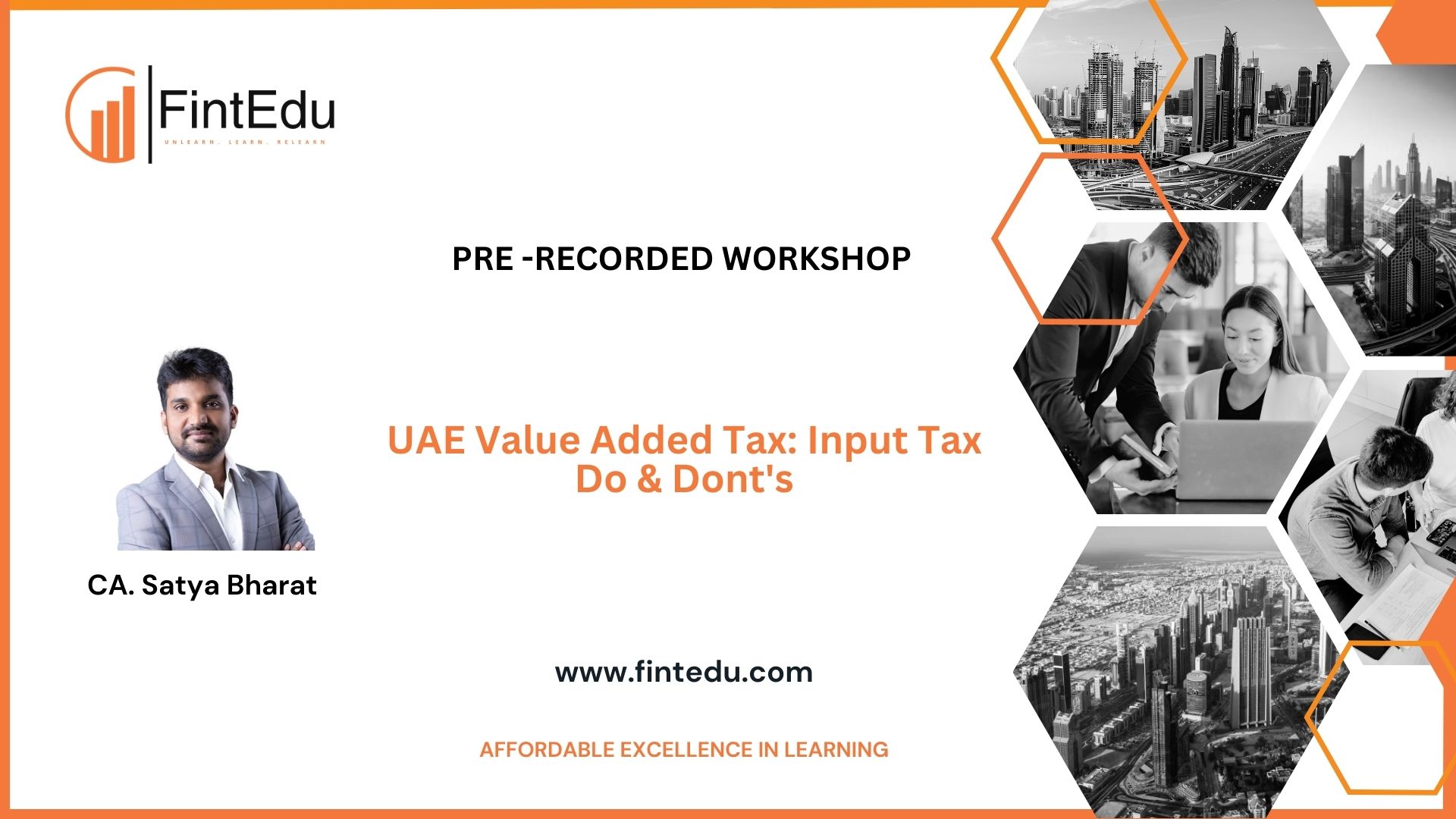 UAE Value Added Tax: Input Tax Do & Dont's