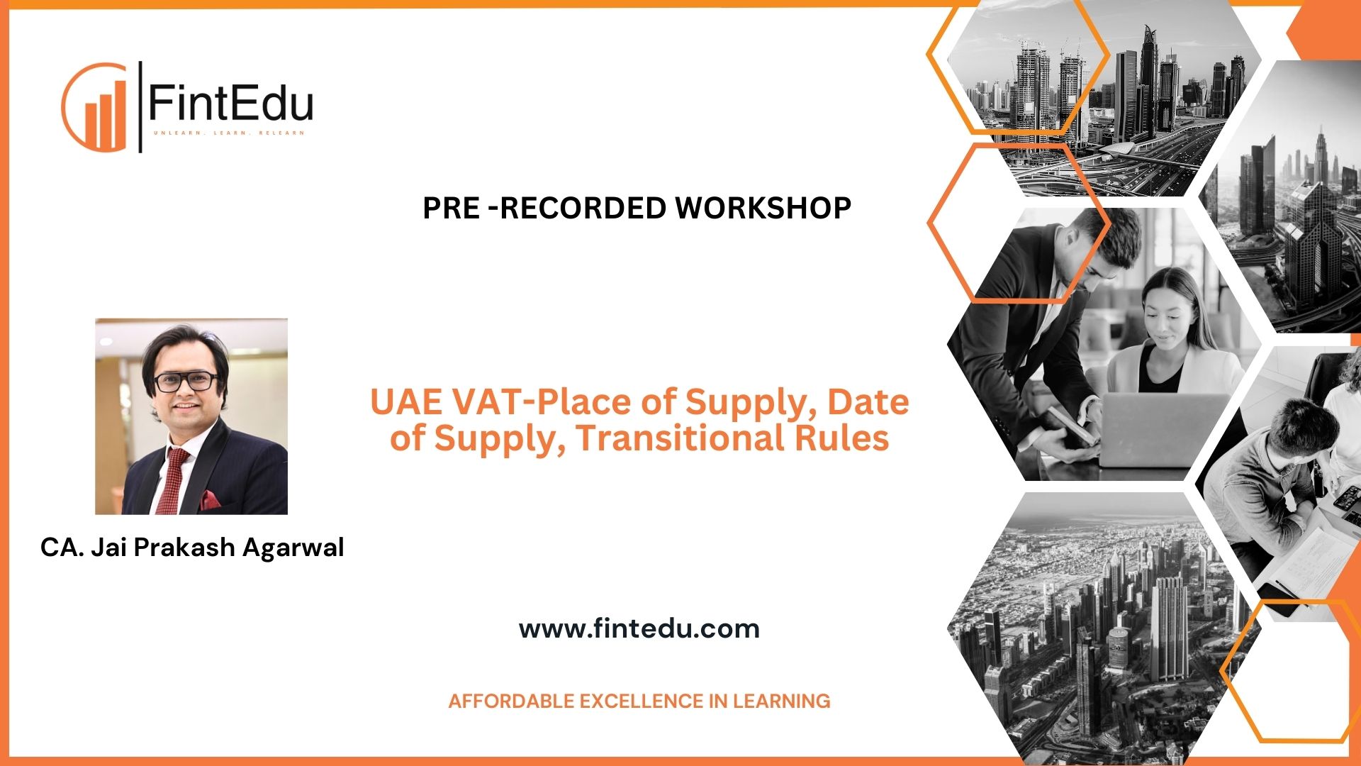 UAE VAT-Place of Supply, Date of Supply, Transitional Rules