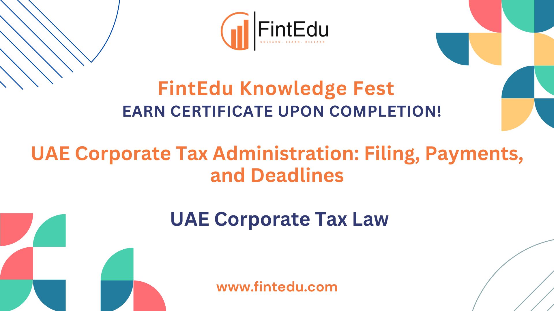 UAE Corporate Tax Administration Filing, Payments, and Deadlines