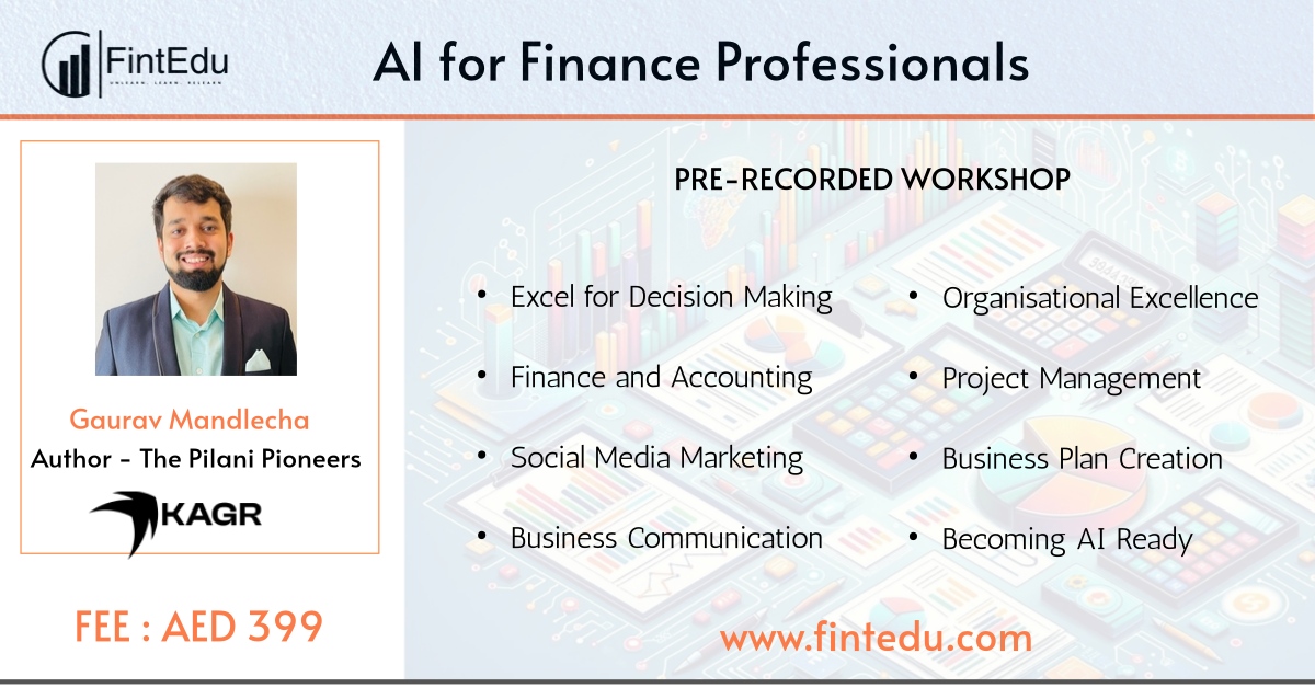 AI For Finance Professionals