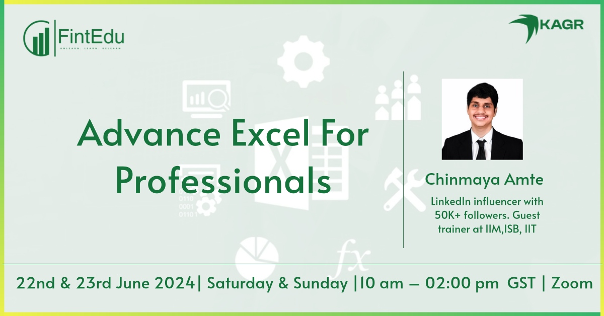 Advance Excel For Professionals