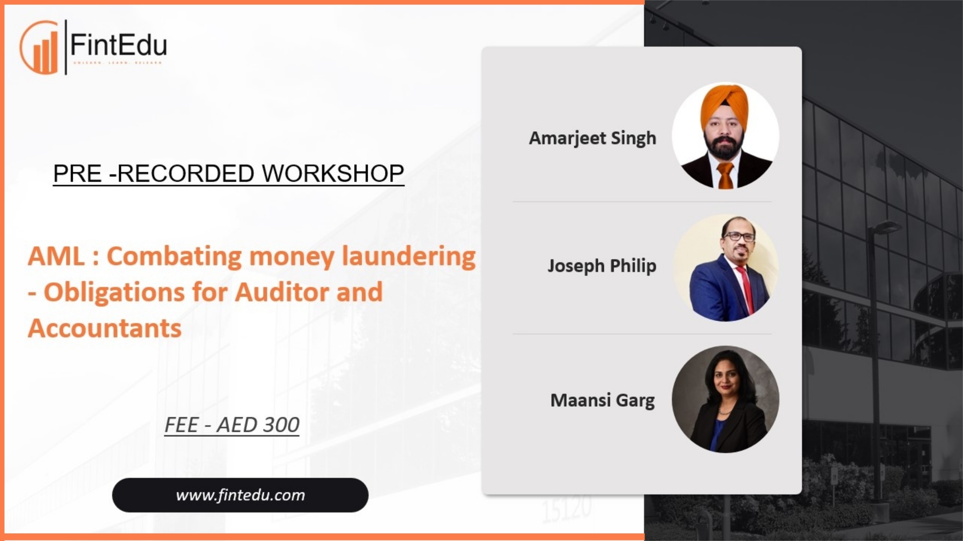 AML : Combating money laundering - Obligations for Auditor and Accountants