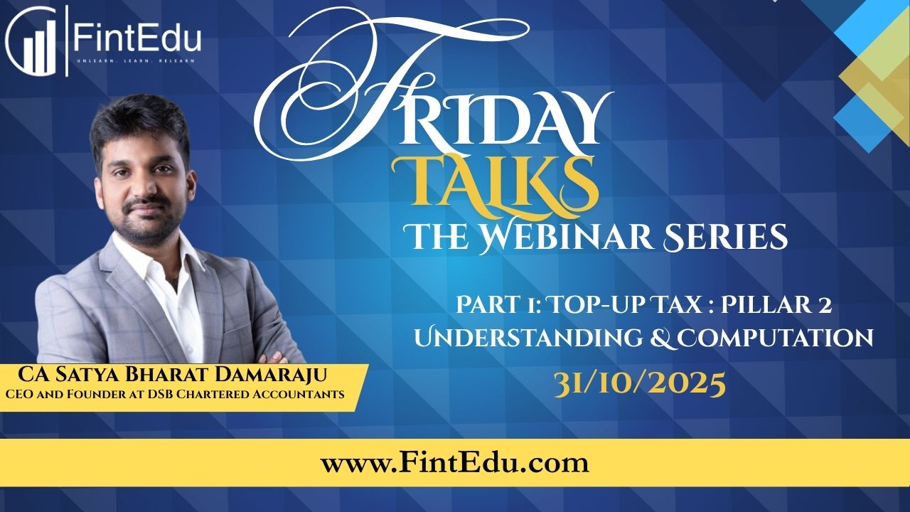 FintEdu Friday Talks - The Webinar Series (31-10-2025)